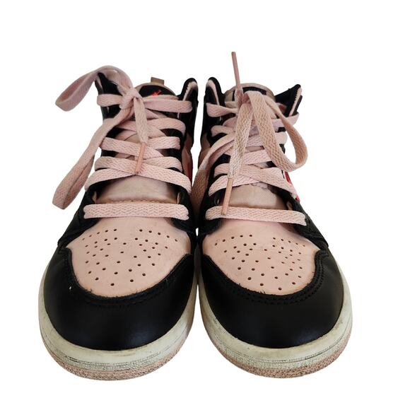 NIKE JORDAN Girls Black/Pink 1.5Y without insole - Picture 2 of 6